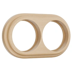 Изображение Рамка на 2 поста (светлый бук) W0025224