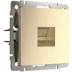 Изображение Розетка Ethernet RJ-45 (шампань рифленый) W1181010