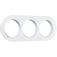 Изображение Рамка на 3 поста (Белый) W0035101