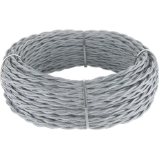 Изображение Ретро кабель витой 3х2,5 (серый) 50 м W6453615