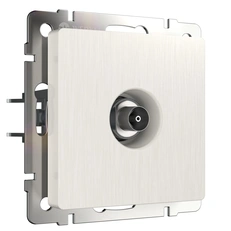 Изображение ТВ-розетка оконечная (перламутровый рифленый) W1183013